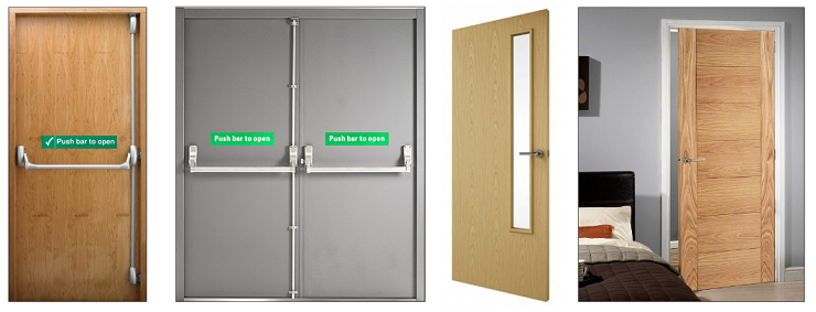 Shop fire doors 01 at North Wales Doorworld