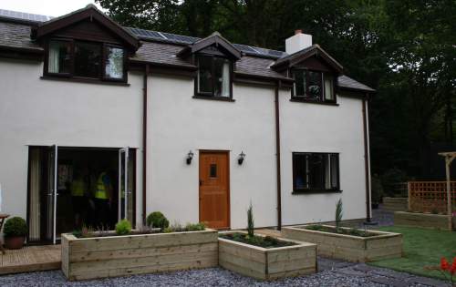 External Oak door